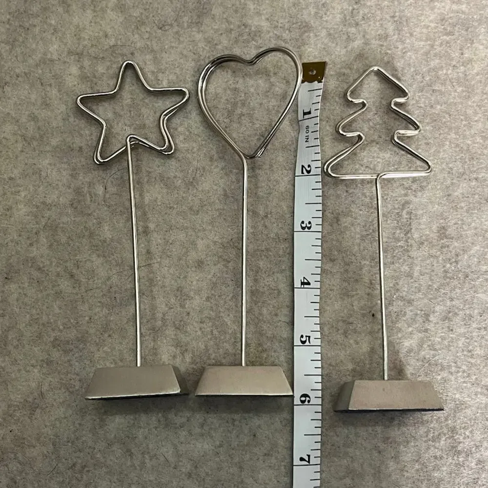 Metal‎ Frame Photo Holder Set of 3